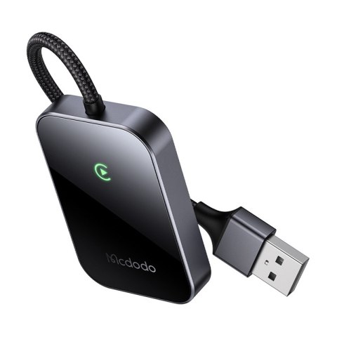 Bezprzewodowy adapter CarPlay z kablem USB McDodo CA-7210 czarny Mcdodo Bezprzewodowy adapter CarPlay z kablem USB McDodo CA-7210 czarny Mcdodo
