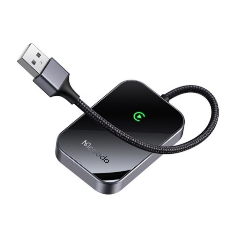 Bezprzewodowy adapter CarPlay z kablem USB McDodo CA-7210 czarny Mcdodo Bezprzewodowy adapter CarPlay z kablem USB McDodo CA-7210 czarny Mcdodo