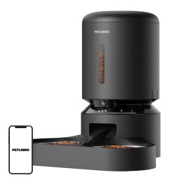 Dozownik kamy z kamerą Petlibro Granary z podwójną misą, 5L (czarny) Petlibro