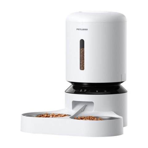 Dozownik karmy Petlibro Granary z podwójną miską, Wifi, 5L(biały) Petlibro Dozownik karmy Petlibro Granary z podwójną miską, Wifi, 5L(biały) Petlibro