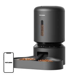 Dozownik karmy Petlibro Granary z podwójną miską, Wifi, 5L(czarny) Petlibro