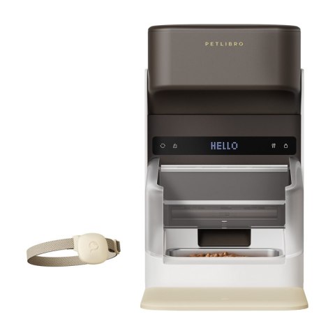 Inteligentny dozownik karmy Petlibro RFID z obrożą, 3L Petlibro Inteligentny dozownik karmy Petlibro RFID z obrożą, 3L Petlibro