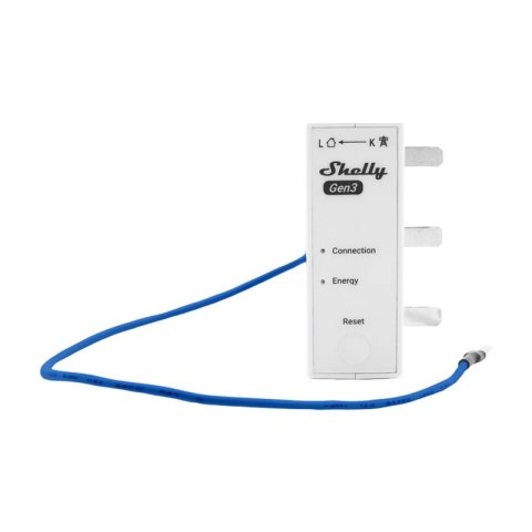 Miernik energii 1/3-kanałowy WiFi Shelly 3EM-63T Gen3 (płaski zacisk) Shelly Miernik energii 1/3-kanałowy WiFi Shelly 3EM-63T Gen3 (płaski zacisk) Shelly