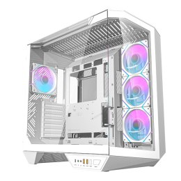 Obudowa komputerowa Darkflash DY470 (biała) + 4 wentylatory + uchwyt GPU Darkflash