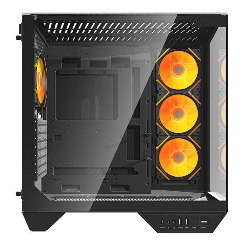 Obudowa komputerowa Darkflash DY470 (czarna) + 4 wentylatory + uchwyt GPU Darkflash Obudowa komputerowa Darkflash DY470 (czarna) + 4 wentylatory + uchwyt GPU Darkflash