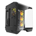 Obudowa komputerowa Darkflash DY470 (czarna) + 4 wentylatory + uchwyt GPU Darkflash
