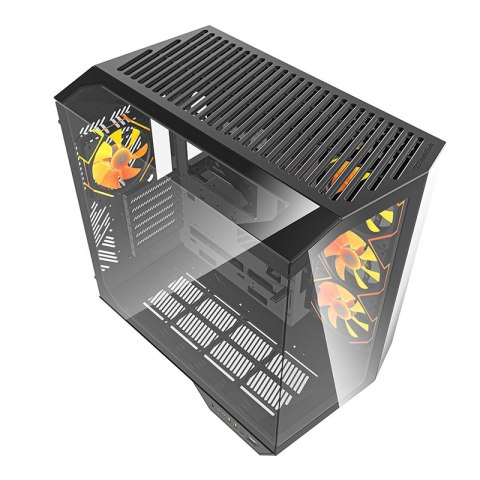 Obudowa komputerowa Darkflash DY470 (czarna) + 4 wentylatory + uchwyt GPU Darkflash Obudowa komputerowa Darkflash DY470 (czarna) + 4 wentylatory + uchwyt GPU Darkflash