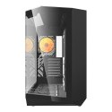Obudowa komputerowa Darkflash DY470 (czarna) + 4 wentylatory + uchwyt GPU Darkflash