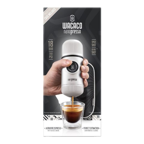 Przenośny ekspres do kawy WACACO Nanopresso Chill White + Etui WACACO Przenośny ekspres do kawy WACACO Nanopresso Chill White + Etui WACACO