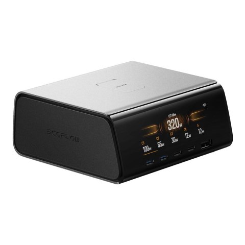 Stacja dokująca EcoFlow RAPID Pro 320W, 4xUSB-C, 1xUSB-A, GaN EcoFlow Stacja dokująca EcoFlow RAPID Pro 320W, 4xUSB-C, 1xUSB-A, GaN EcoFlow