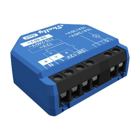 Zestaw 4 Sterowników Shelly 1 Gen3 WiFi/Bluetooth Shelly Zestaw 4 Sterowników Shelly 1 Gen3 WiFi/Bluetooth Shelly