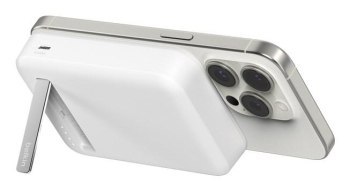 Belkin BoostCharge Pro Powerbank bezprzewodowy 10000 mah, 15w, Qi2, MagSafe, biały Belkin BoostCharge Pro Powerbank bezprzewodowy 10000 mah, 15w, Qi2, MagSafe, biały