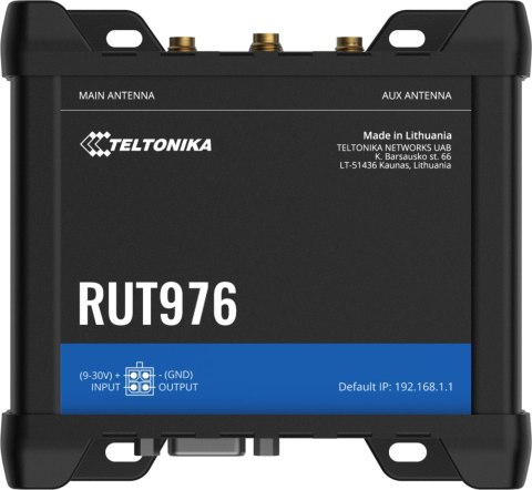 Teltonika RUT976 router przemysłowy 5G RedCup (RUT976000000) Teltonika RUT976 router przemysłowy 5G RedCup (RUT976000000)