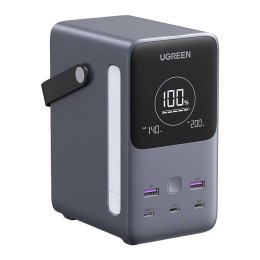 Powerbank 48000mAh Ugreen PB770, 2x USB + 4x USB-C, 300W (szary) UGREEN