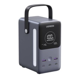 Powerbank 48000mAh Ugreen PB770, 2x USB + 4x USB-C, 300W (szary) UGREEN