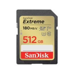 SanDisk SDXC 512GB Extreme UHS-I U3 V30 180/130 MB/s