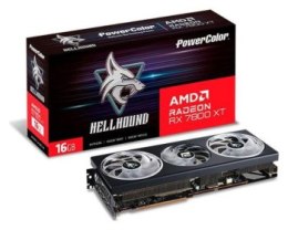 Karta graficzna PowerColor Radeon RX 7800 XT Hellhound 16GB OC GDDR6