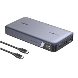 Powerbank 25000mAh Ugreen PB205, USB + 2x USB-C, 145W PD (szary) UGREEN