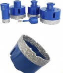 ZESTAW OTWORNIC DIAMENTOWYCH DO GRESU I PŁYTEK 6–68 MM W WALIZCE