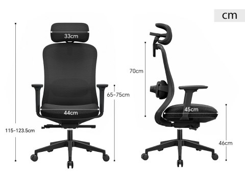 Fotel biurowy ergonomiczny ANGEL fizjO z funkcją masażu Fotel biurowy ergonomiczny ANGEL fizjO z funkcją masażu