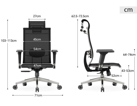 Fotel biurowy ergonomiczny ANGEL iO Fotel biurowy ergonomiczny ANGEL iO