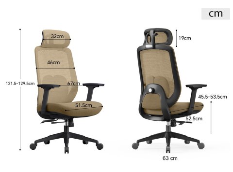 Fotel biurowy ergonomiczny ANGEL runO Fotel biurowy ergonomiczny ANGEL runO