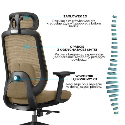 Fotel biurowy ergonomiczny ANGEL runO Fotel biurowy ergonomiczny ANGEL runO