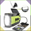 RADIO SOLARNE POWERBANK 4000 mAh AM/FM SOS USB LAMPA LED