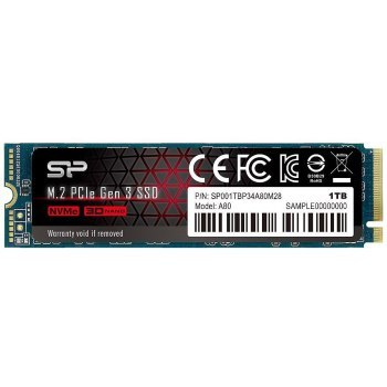 Dysk twardy Silicon Power P34A80 M.2 NVMe PCIe 1TB (SP001TBP34A80M28) Dysk twardy Silicon Power P34A80 M.2 NVMe PCIe 1TB (SP001TBP34A80M28)