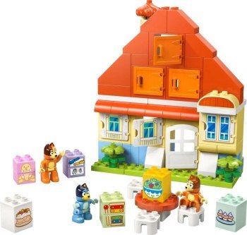 LEGO Duplo Bluey 10459 Dom Rodzinny Blue Z Grą Pamięciową LEGO Duplo Bluey 10459 Dom Rodzinny Blue Z Grą Pamięciową