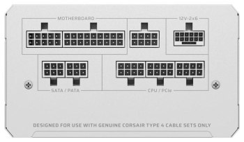 Zasilacz - Corsair RM1000e 2025 RMe Series CP-9020294-EU White Zasilacz - Corsair RM1000e 2025 RMe Series CP-9020294-EU White