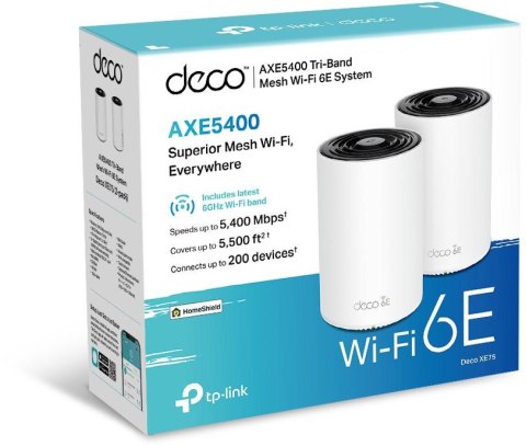 DOMOWY SYSTEM MESH WIFI TP-LINK Deco XE75 Pro(2-pack) DOMOWY SYSTEM MESH WIFI TP-LINK Deco XE75 Pro(2-pack)