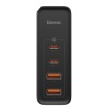 Ładowarka sieciowa Baseus GaN2 Pro, 2x USB + 2x USB-C, 100W, EU (czarna) Baseus