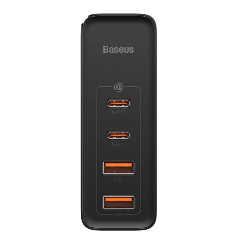 Ładowarka sieciowa Baseus GaN2 Pro, 2x USB + 2x USB-C, 100W, EU (czarna) Baseus Ładowarka sieciowa Baseus GaN2 Pro, 2x USB + 2x USB-C, 100W, EU (czarna) Baseus