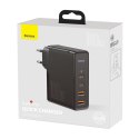 Ładowarka sieciowa Baseus GaN2 Pro, 2x USB + 2x USB-C, 100W, EU (czarna) Baseus