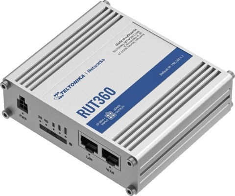 Teltonika RUT360 router przemysłowy 4G / LTE (RUT360000000) Teltonika RUT360 router przemysłowy 4G / LTE (RUT360000000)