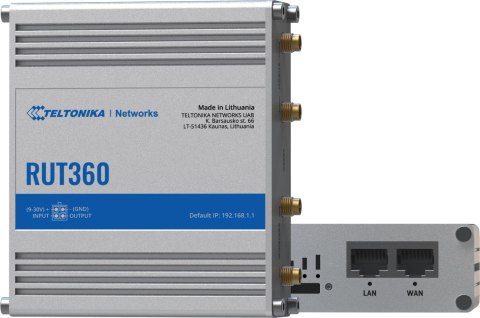 Teltonika RUT360 router przemysłowy 4G / LTE (RUT360000000) Teltonika RUT360 router przemysłowy 4G / LTE (RUT360000000)
