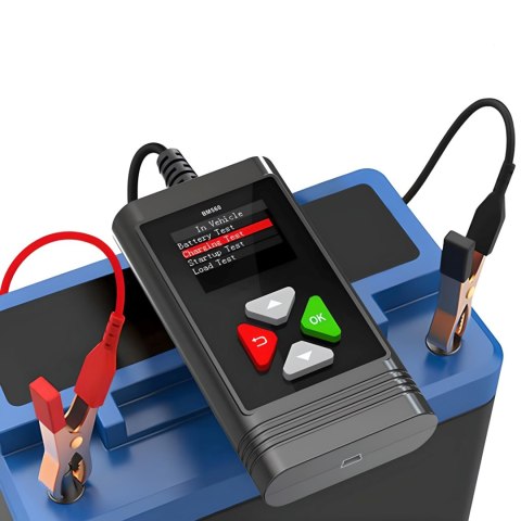 Tester diagnostyczny akumulatorów samochodowych 6/12 V 2-220 Ah Tester diagnostyczny akumulatorów samochodowych 6/12 V 2-220 Ah