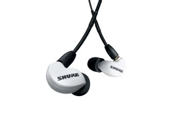 Shure SE215DYWH+UNI-EFS - Słuchawki douszne AONIC215 z pojedynczym przetwornikiem i kablem 3.5mm (białe) Shure SE215DYWH+UNI-EFS - Słuchawki douszne AONIC215 z pojedynczym przetwornikiem i kablem 3.5mm (białe)