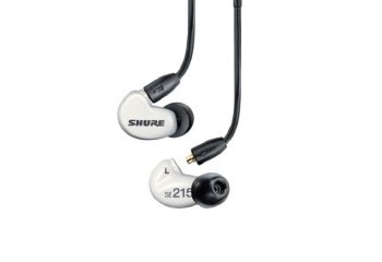 Shure SE215DYWH+UNI-EFS - Słuchawki douszne AONIC215 z pojedynczym przetwornikiem i kablem 3.5mm (białe) Shure SE215DYWH+UNI-EFS - Słuchawki douszne AONIC215 z pojedynczym przetwornikiem i kablem 3.5mm (białe)