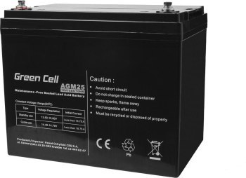 GREEN CELL AKUMULATOR ŻELOWY AGM25 12V 75AH Green Cell GREEN CELL AKUMULATOR ŻELOWY AGM25 12V 75AH Green Cell