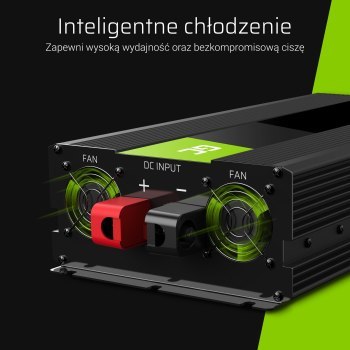 Green Cell 12V na 230V Czysta sinusoida 1500W Green Cell Green Cell 12V na 230V Czysta sinusoida 1500W Green Cell