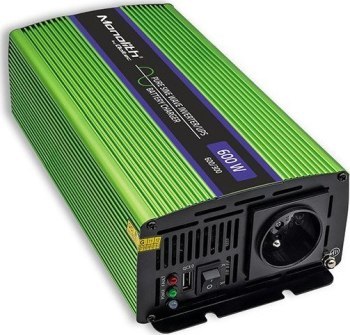 Qoltec Przetwornica napięcia Monolith | ładowanie baterii | UPS | 300W | 600W | 12V na 230V | Czysty Sinus Qoltec Qoltec Przetwornica napięcia Monolith | ładowanie baterii | UPS | 300W | 600W | 12V na 230V | Czysty Sinus Qoltec