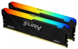 Pamięć - Kingston Fury Beast RGB 32GB [2x16GB 3200MHz DDR4 CL16 DIMM] Kingston