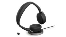 Słuchawki - Słuchawki bezprzewodowe Jabra Evolve 2 65 Flex USB-C MS Stereo Wireless Charging Pad - 26699-999-889 Jabra