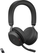 Słuchawki - Słuchawki bezprzewodowe Jabra Evolve 2 75 USB-A MS Stereo Stand Black - 27599-999-989 Jabra