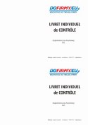 Książka czasu pracy kierowcy FRANCJA - LIVRET INDIVIDUEL DE CONTROLE - 30 szt.