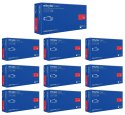 Rękawice Nitrylowe 100 szt. Nitrylex Basic Dark Blue - 10 kpl. (L 8-9)