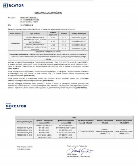 Rękawice Nitrylowe 100 szt. Nitrylex Basic Dark Blue - 10 kpl. (L 8-9) Rękawice Nitrylowe 100 szt. Nitrylex Basic Dark Blue - 10 kpl. (L 8-9)