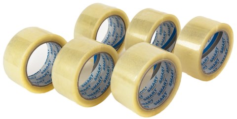 Taśma Pakowa SMART Transparent Akryl 48/50y - 36 szt. Taśma Pakowa SMART Transparent Akryl 48/50y - 36 szt.